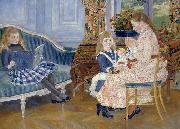 Pierre-Auguste Renoir Children's Afternoon at Wargemont France oil painting artist